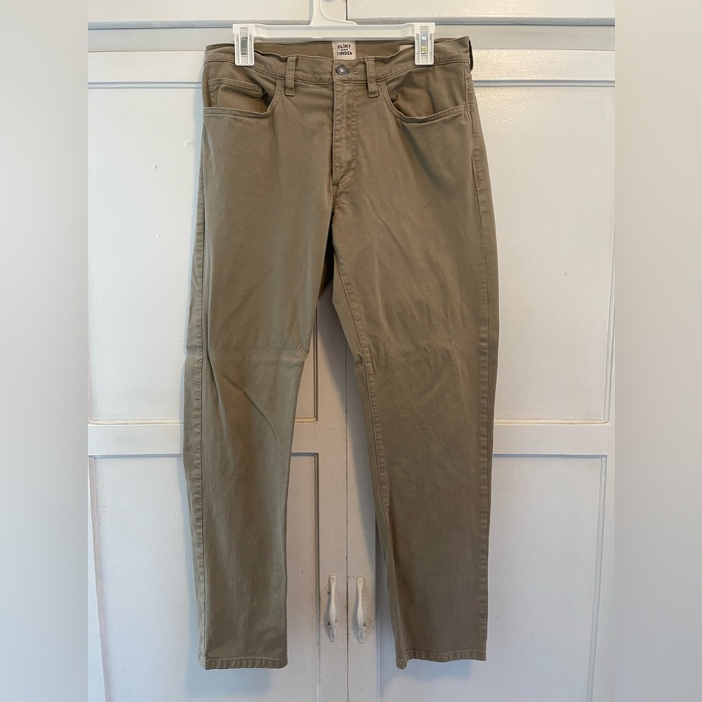 Flint and Tinder 365 Pants Khaki Color 31x30 straight